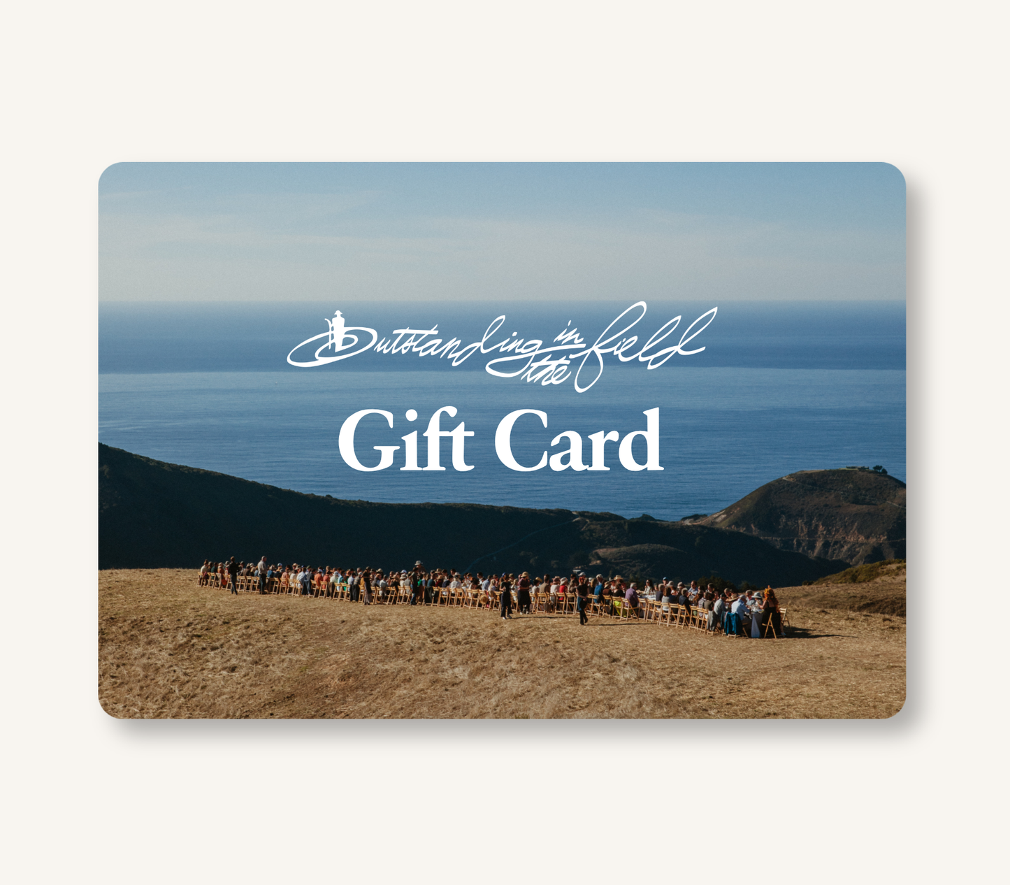 Outstanding in the Field Gift Card